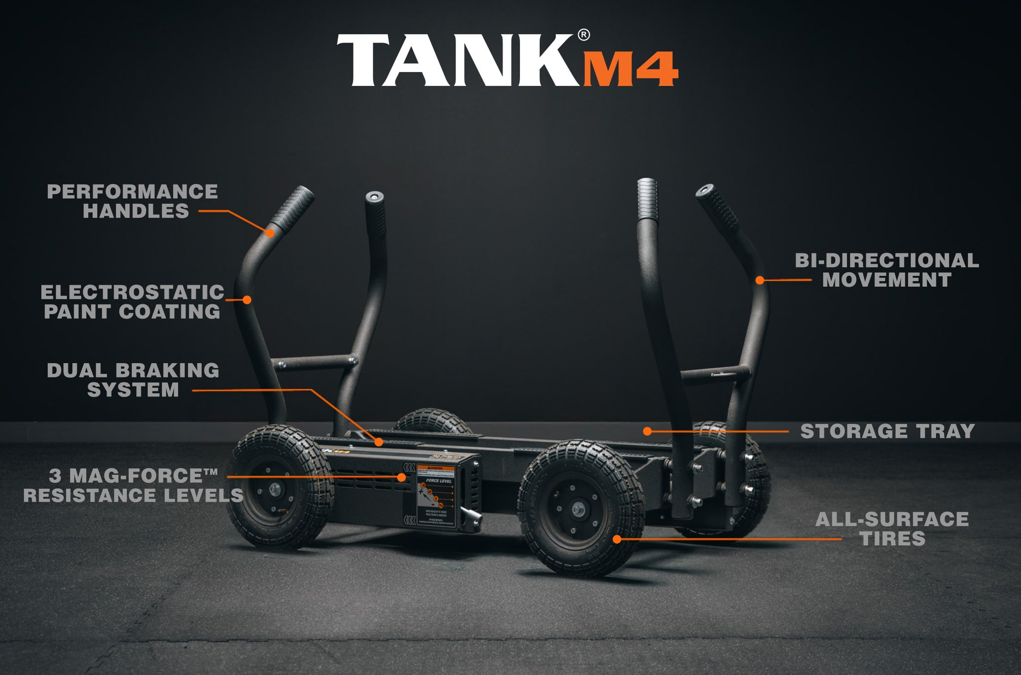 TANK M4 Push Sled AllSurface Resistance Sled Torque Fitness